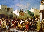 Eugene Delacroix The Fanatics of Tangier Germany oil painting reproduction